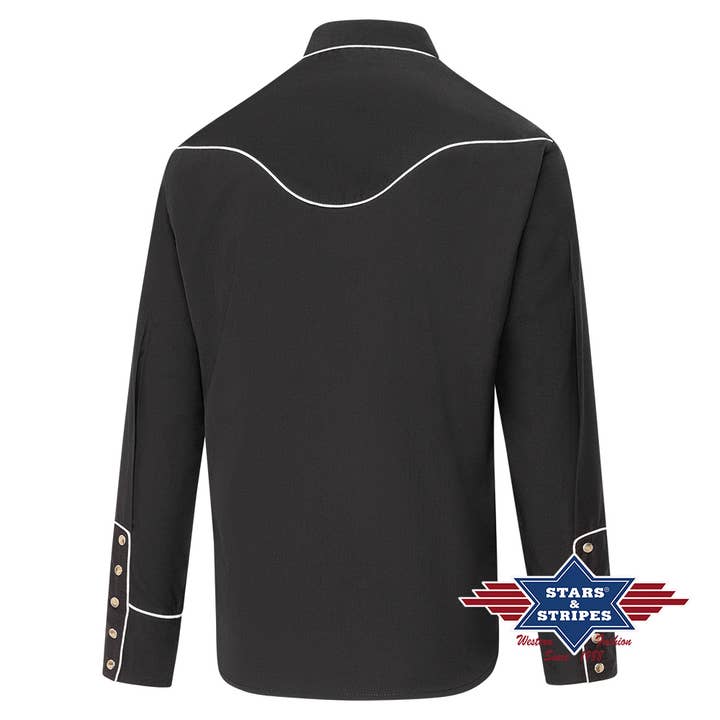 Stars & Stripes® – Großhandel Hemd mit Button-down-Kragen – Herren – Westernhemd - Dixon2