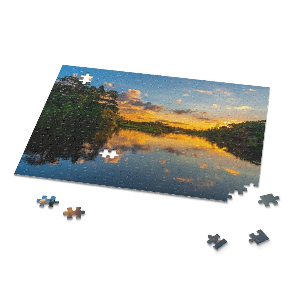 Guyanese Swag - Vendita all'ingrosso Puzzle - Adulti - Puzzle Guyana Amazon River Sunset 252 pezzi (120, 252, 500 pezzi)3