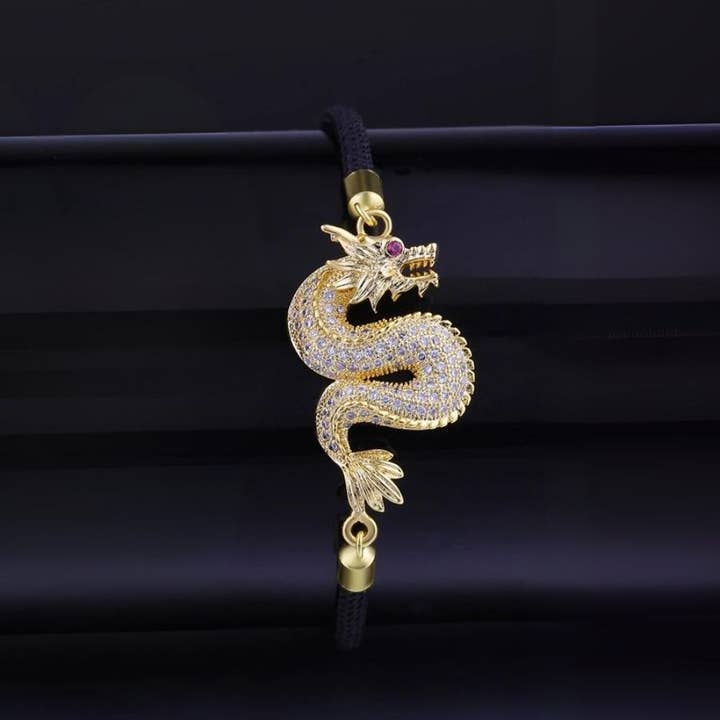 Ashlen - Vente Bracelets à breloques/pendentifs - BRACELET DRAGON PRESTIGE (AJUSTABLE)1