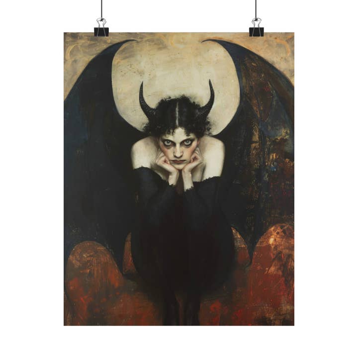 Ye Curiosity Shoppe - Wholesale Art Print - The Succubus Art Print