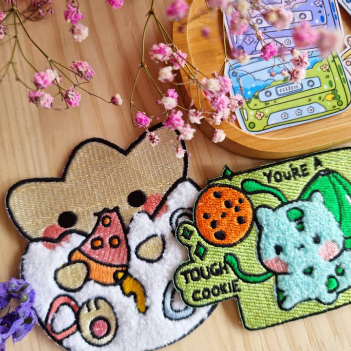 Bizzare Blue – Engroshandel Patch – Togepi Pizza Jern På Broderet Patch1