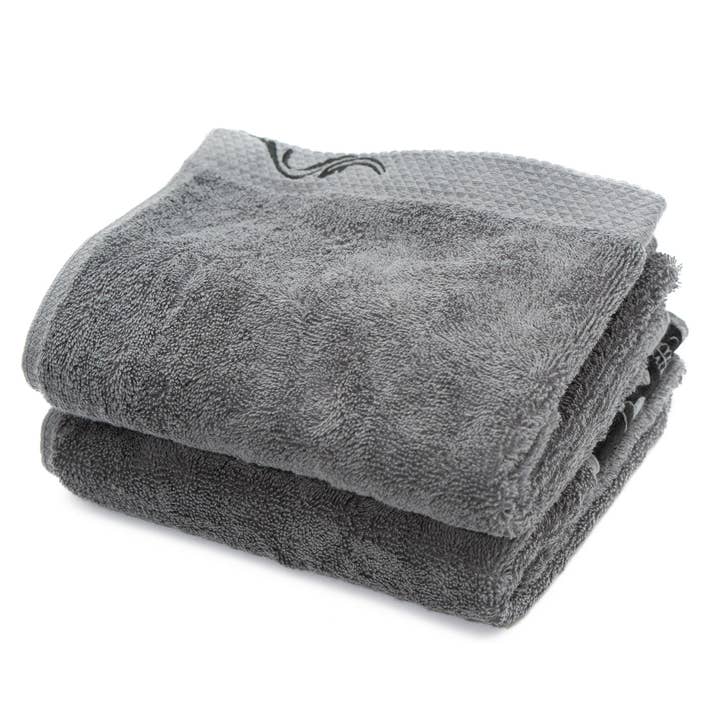 Zapps Clothing - Wholesale Hand Towel - Skullistic Gothic Skull Embroidery Hand Towel Set