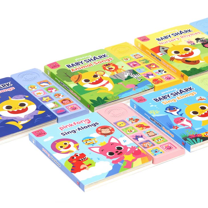 Wholesale Pinkfong Baby Shark 10 Button Sound Books (Assortment Pack) for your  store - Faire