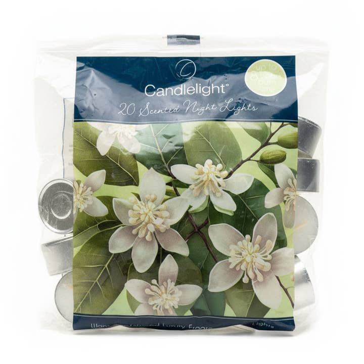 20 scented night lights - Warm Sandalwood 26pk for wholesale by Candlelight Products Ltd