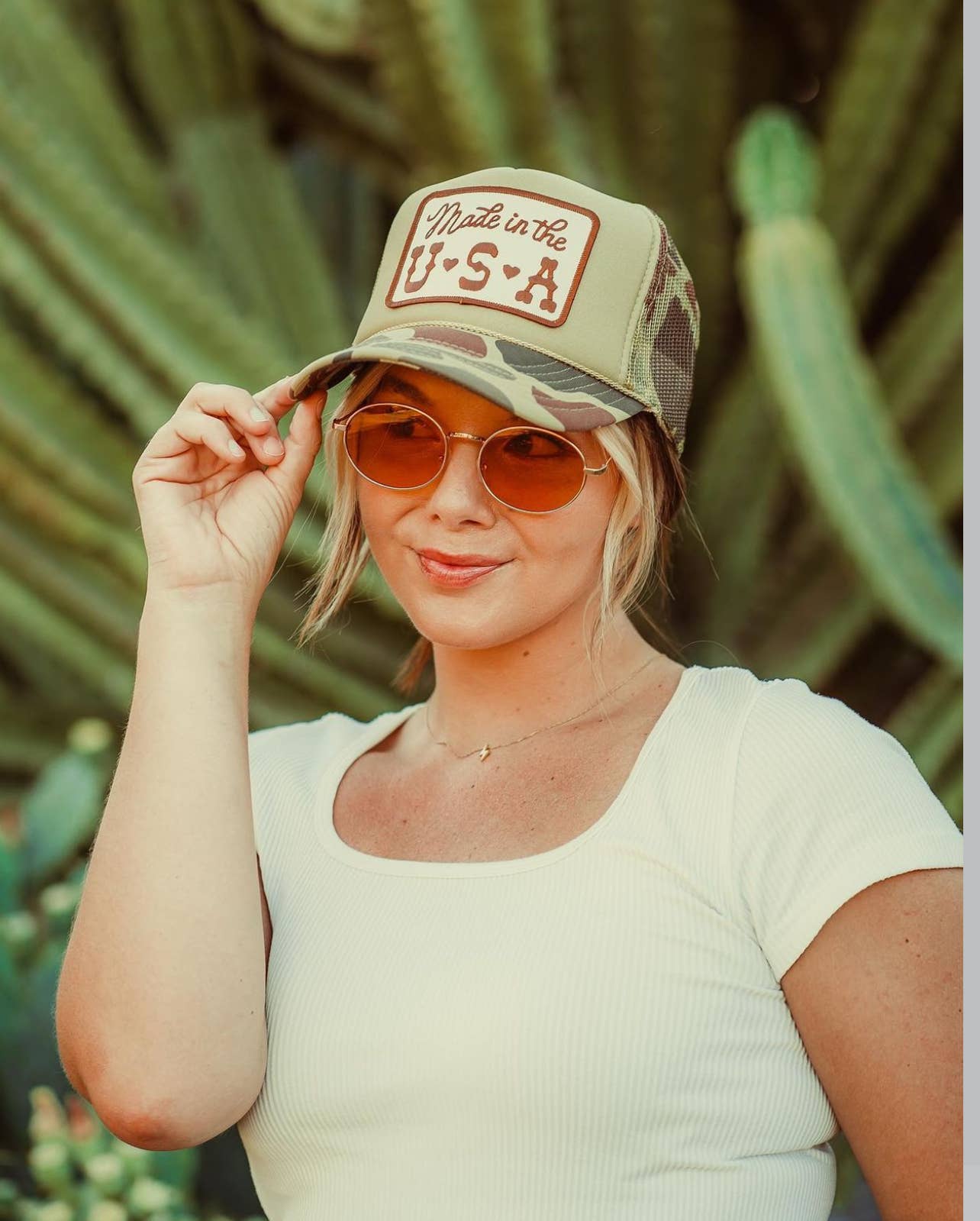 Wilder Made - Vente Casquette de camionneur – femme - Chapeau Patch Trucker fabriqué aux États-Unis7