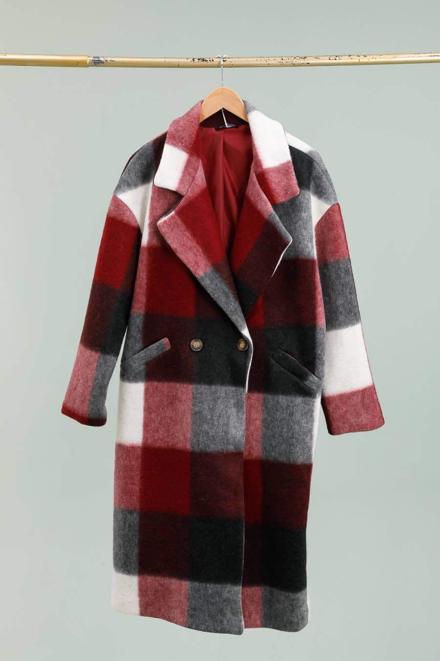 la maison des fibres naturelles - Vente Manteau – femme - Manteau à carreaux 60705+size MADE IN ITALY 7