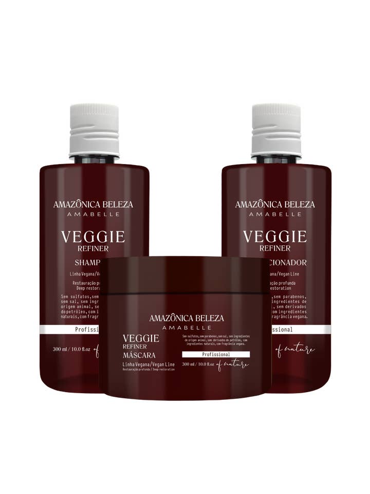 Vegan Hair Kit, VEGGIE REFINER for wholesale by Amazónica Beleza