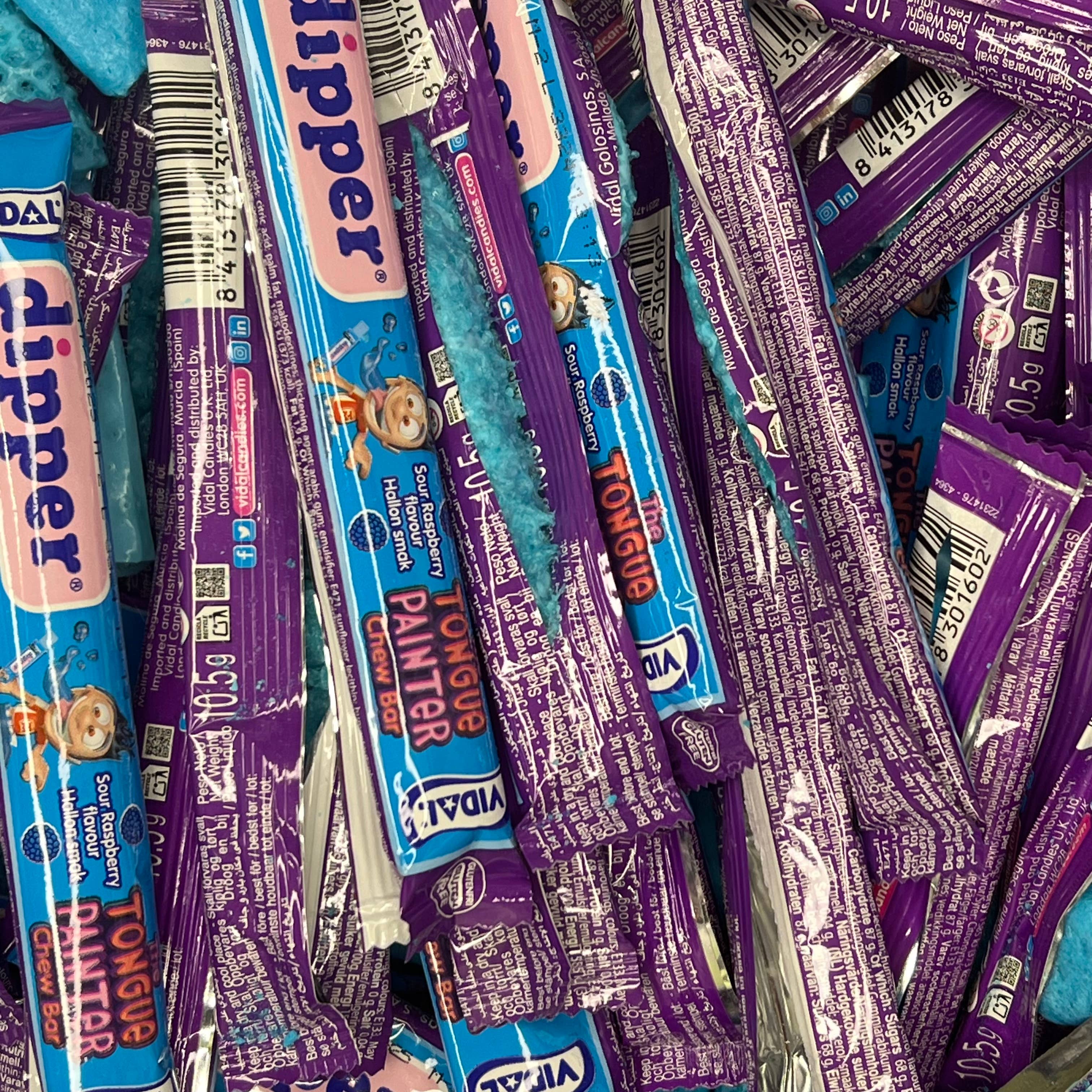 Freeze Dried Sweets – wholesale Boiled sweets – Tongue Painter Chew Bars Sour Raspberry - Freeze Dried Sweet2