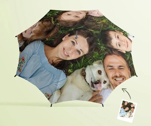 CanvasChamp – wholesale Umbrella – Unisex – Personalized Photo Design Umbrella for Sun, Rain & Travel1