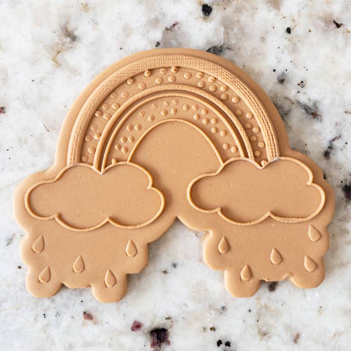 Boho Rainbow com Cloud Cookie Biscuit Selo PopUp e Cortador por atacado de Cut Bake Stamp
