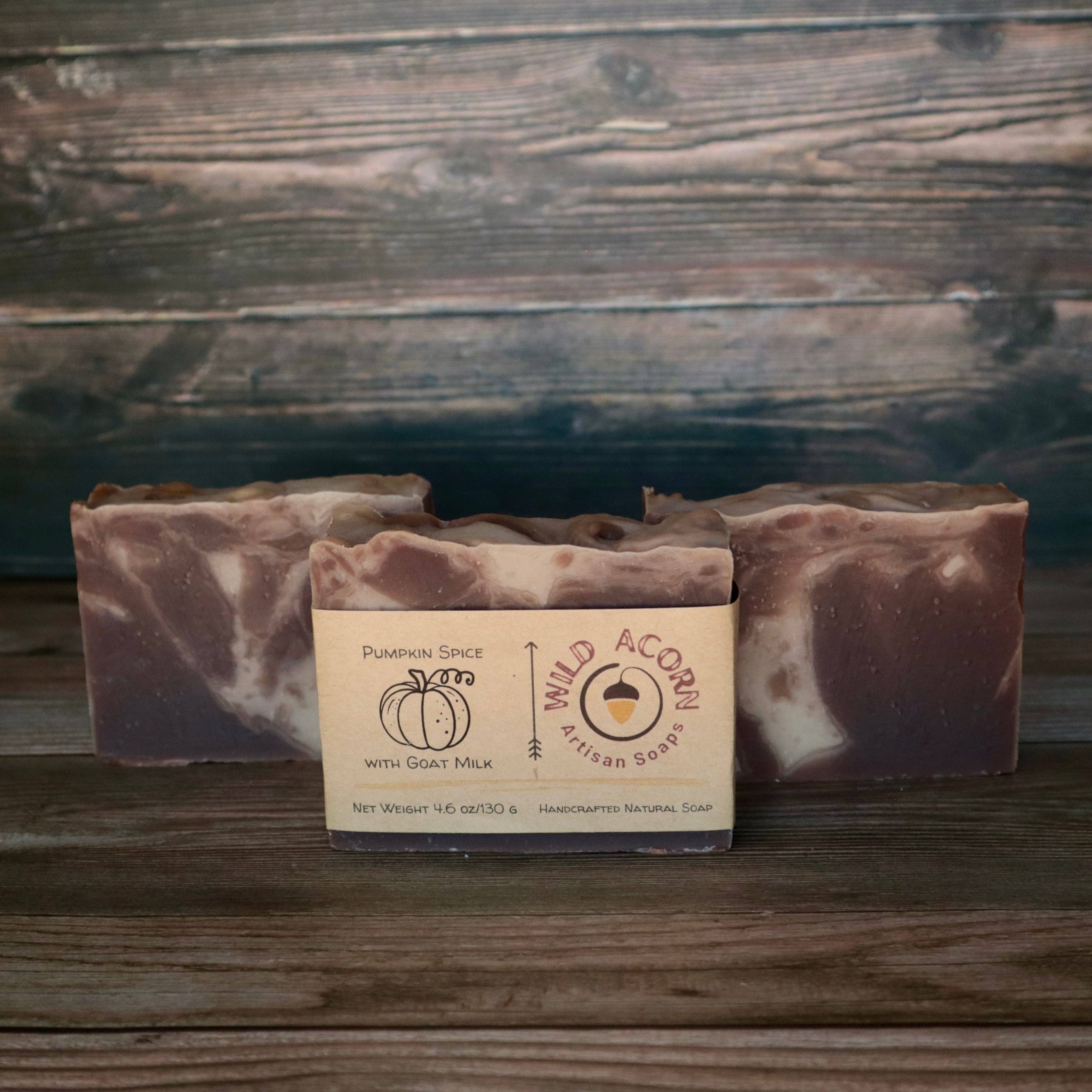 Wild Acorn Artisan Soaps LLC - Wholesale Bar Soap - Pumpkin Spice Soap with Goat Milk2