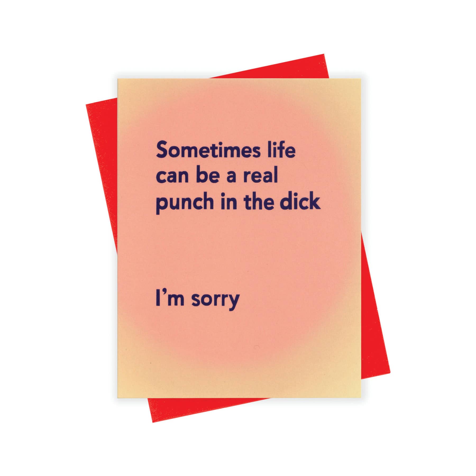 xou - Wholesale Everyday Greeting Card - Dick Punch Card