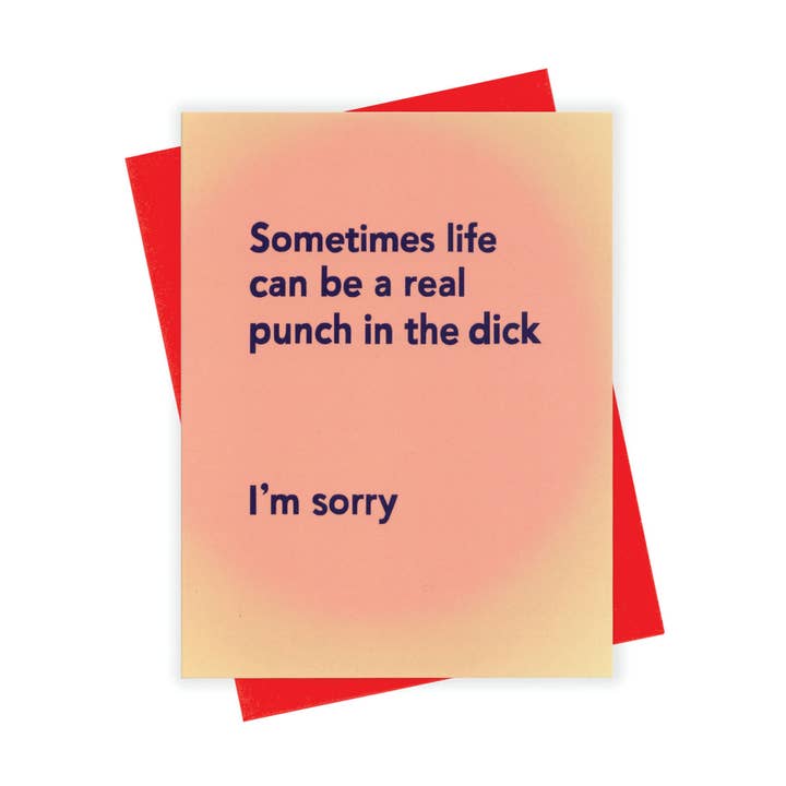 xou - Wholesale Everyday Greeting Card - Dick Punch Card0
