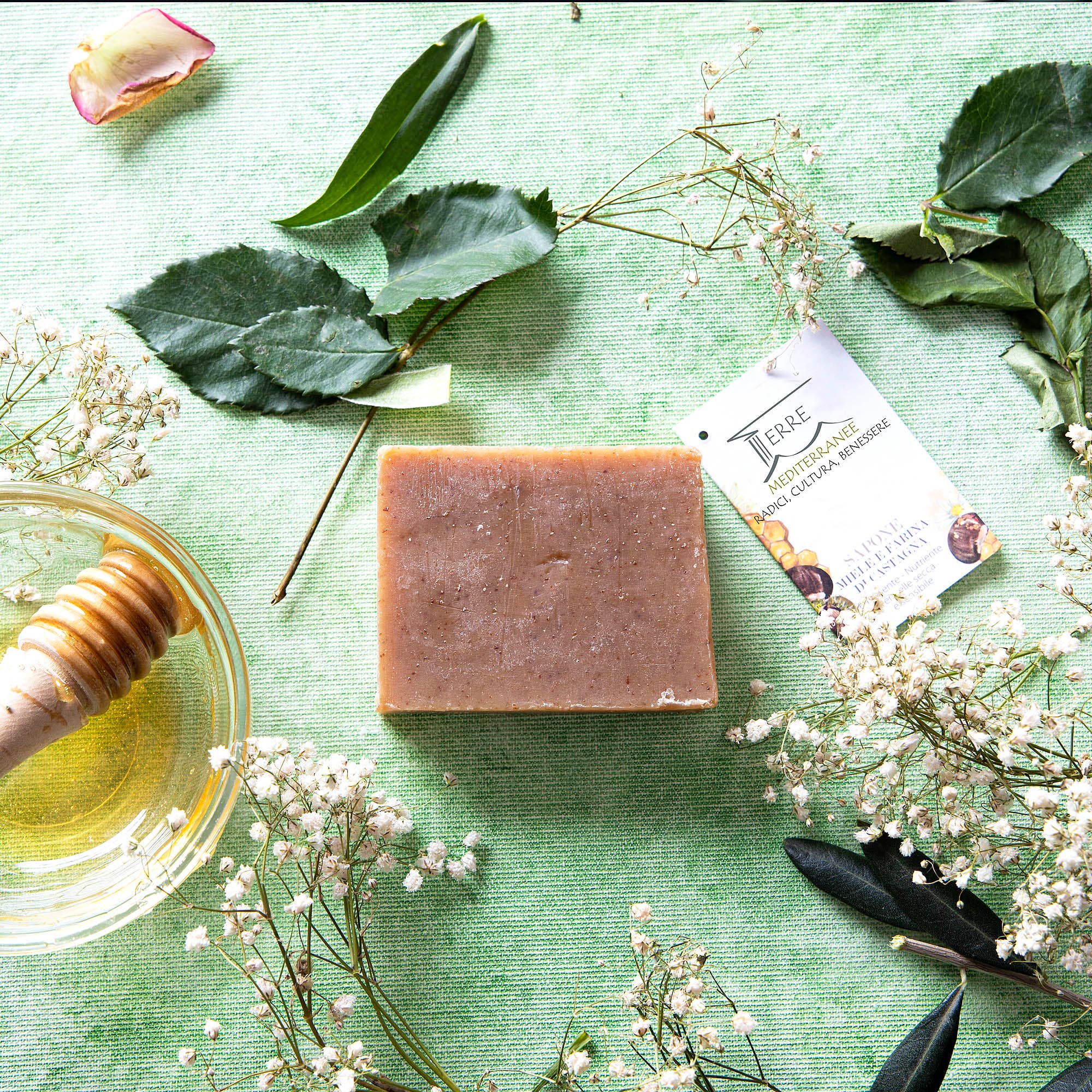 Terre Mediterranee - Wholesale Bar Soap - HONEY AND CHESTNUT SOAP1