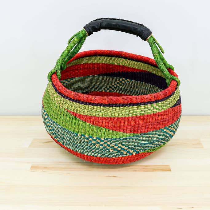 Gitzell FairTrade - Wholesale Basket - Market Basket Bolga Basket/, vegan