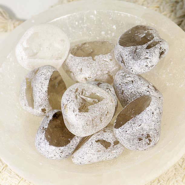 Smoky Ema Eggs (Pack of 10) | Crystal Eggs for wholesale by Natures Artifacts Inc