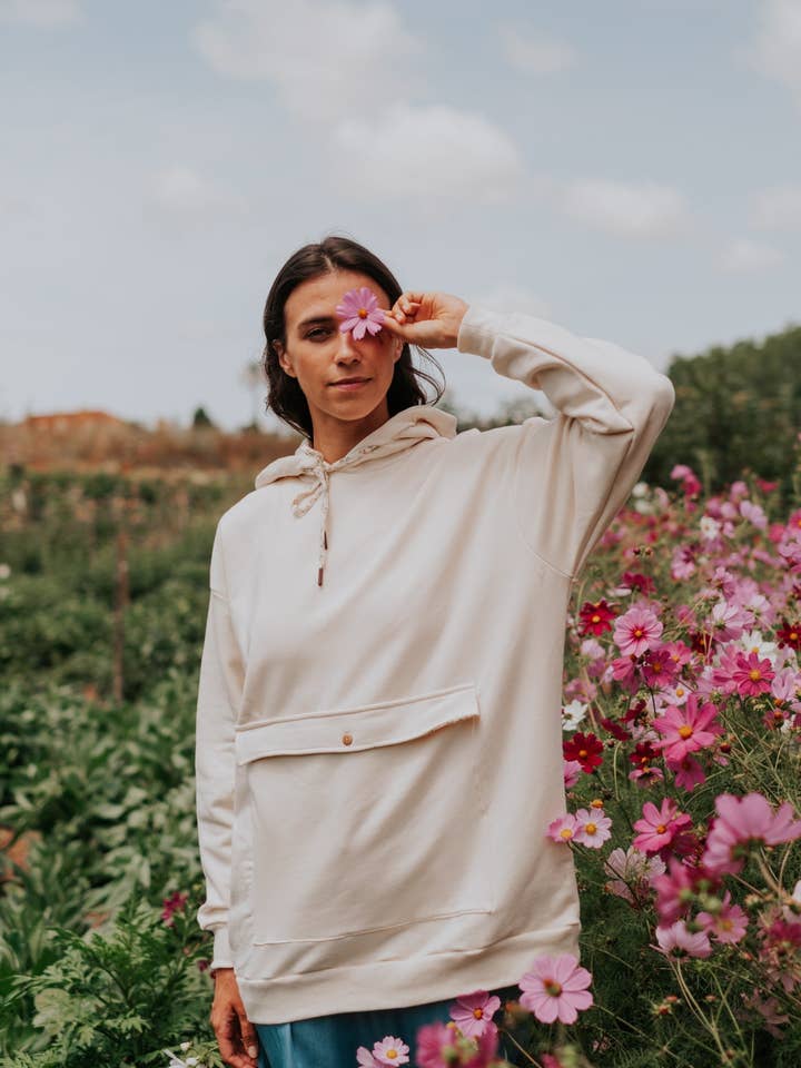 Camelia Hoodie for wholesale by MARIE