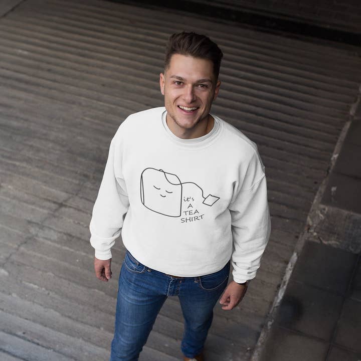 It's A Tea Shirt Men's Sweatshirt for wholesale by Wombacart