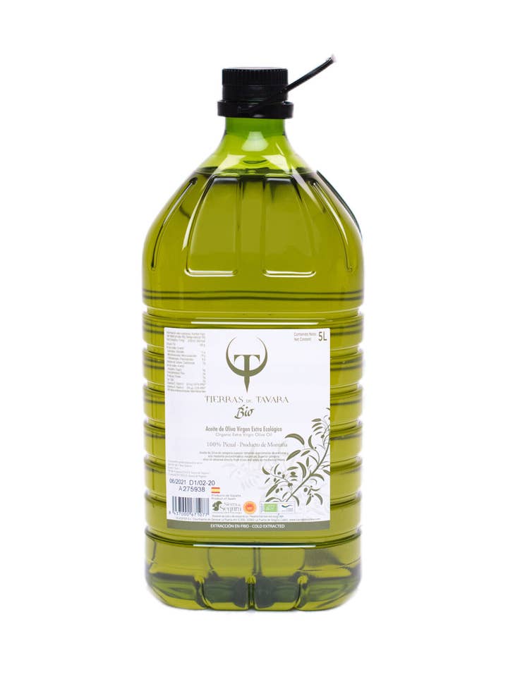 Bio natives Olivenöl extra 5 l für den Großhandel von Tierras de Tavara