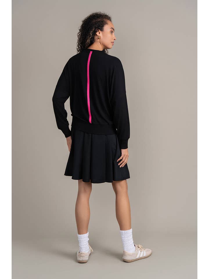Ellwi Design – wholesale Sweatshirt – Women's – Comfy Sweatshirt with Rhinestone Buttons