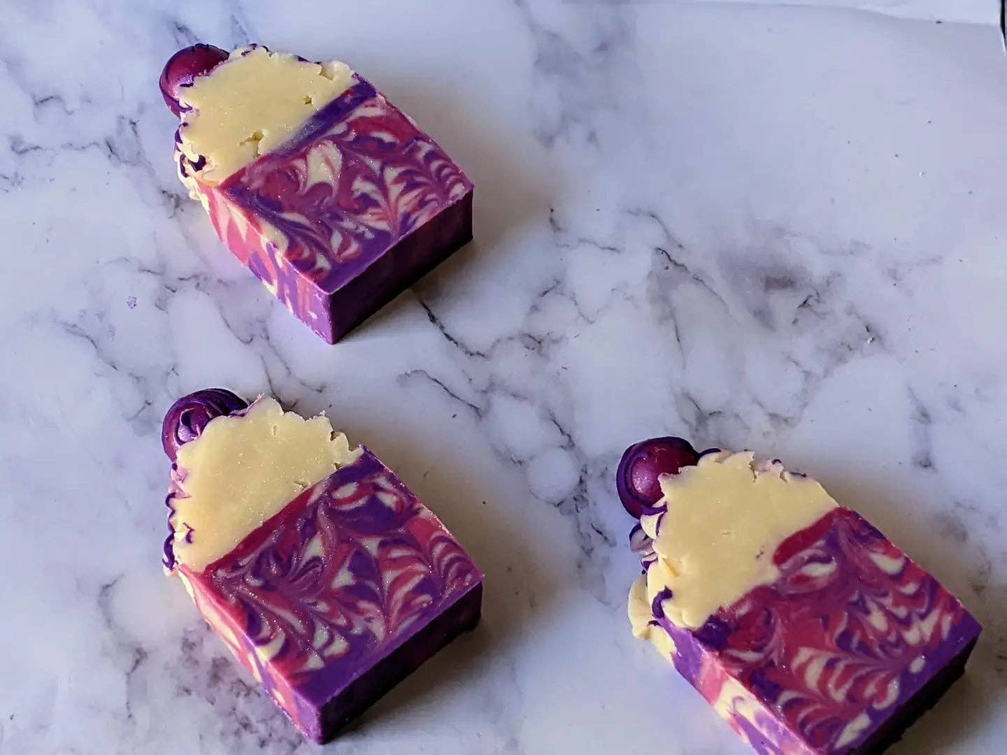 The Loopy Spoonie - Wholesale Bar Soap - Sugar Plum Fairy Frosted Soap4