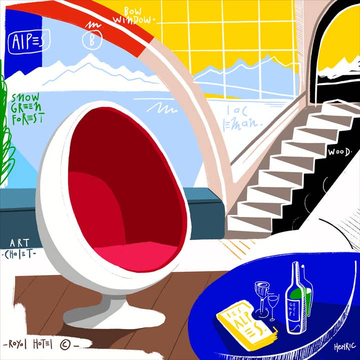 Impressão de Belas Artes - “Lake Leman” - Jean-Philippe Henric por atacado de Atelier Contemporain