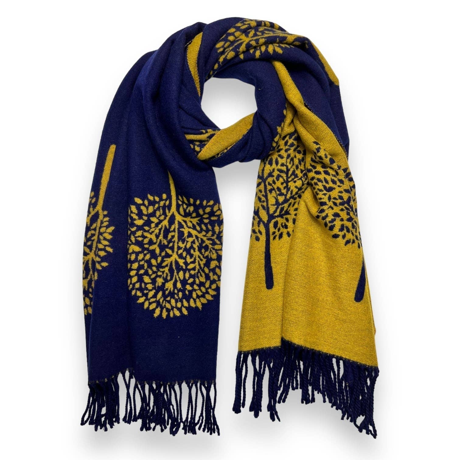 Lili Scarves (US Duty Free) – wholesale Scarf – Women's – Tree of Life Print Cashmere Blend Winter Scarf8