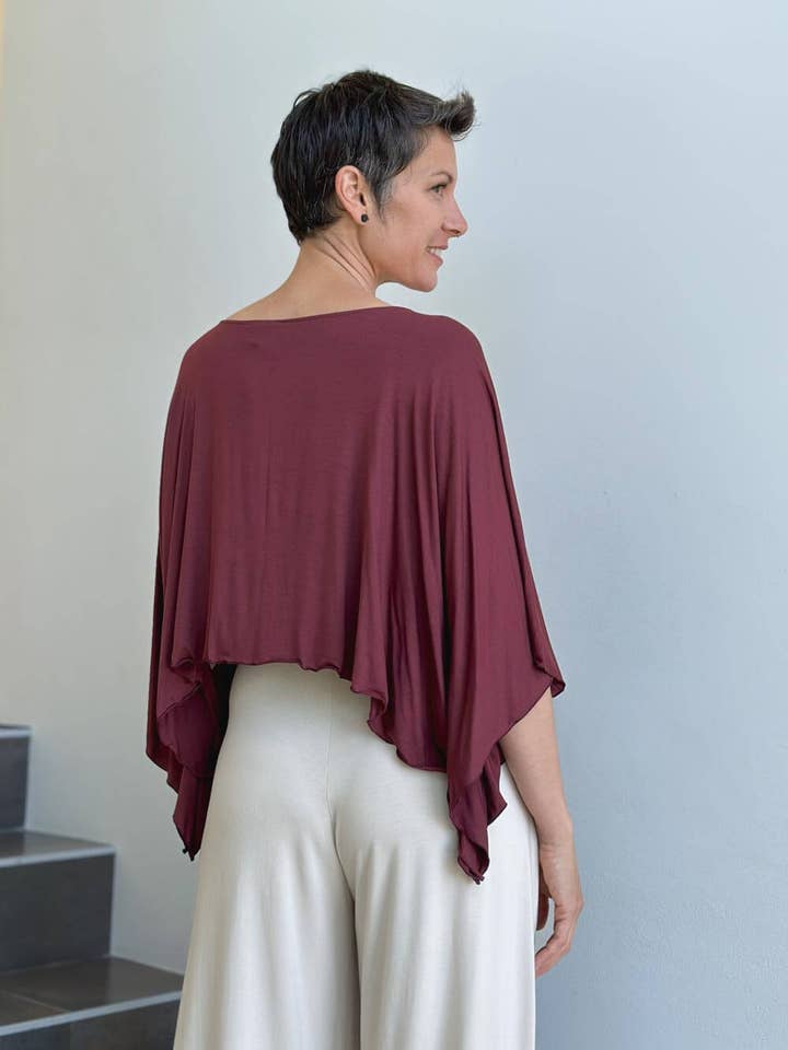 CARAUCCI - Wholesale Poncho - Women's - Poncho Top2