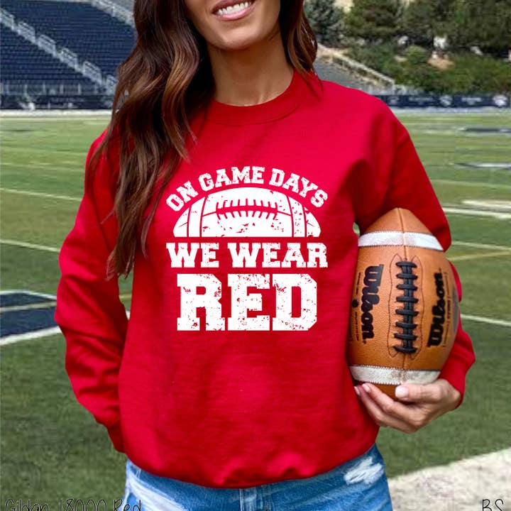 Exclusive Red On Game Days #BS7101 for wholesale by Bama Screens