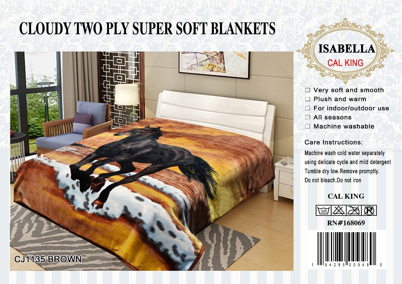 Sunshine Home Textile - Vendita all'ingrosso Coperta - Coperta King in visone calda e spessa super morbida a 2 strati, 11 libbre13