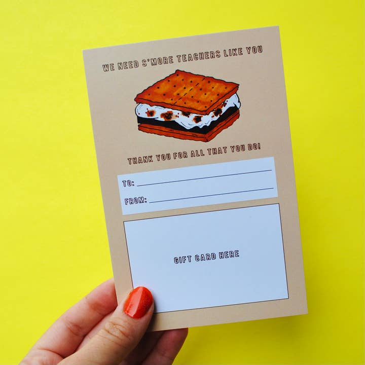 Porta carte regalo S'more Teachers per la vendita all'ingrosso da parte di Banana Soup