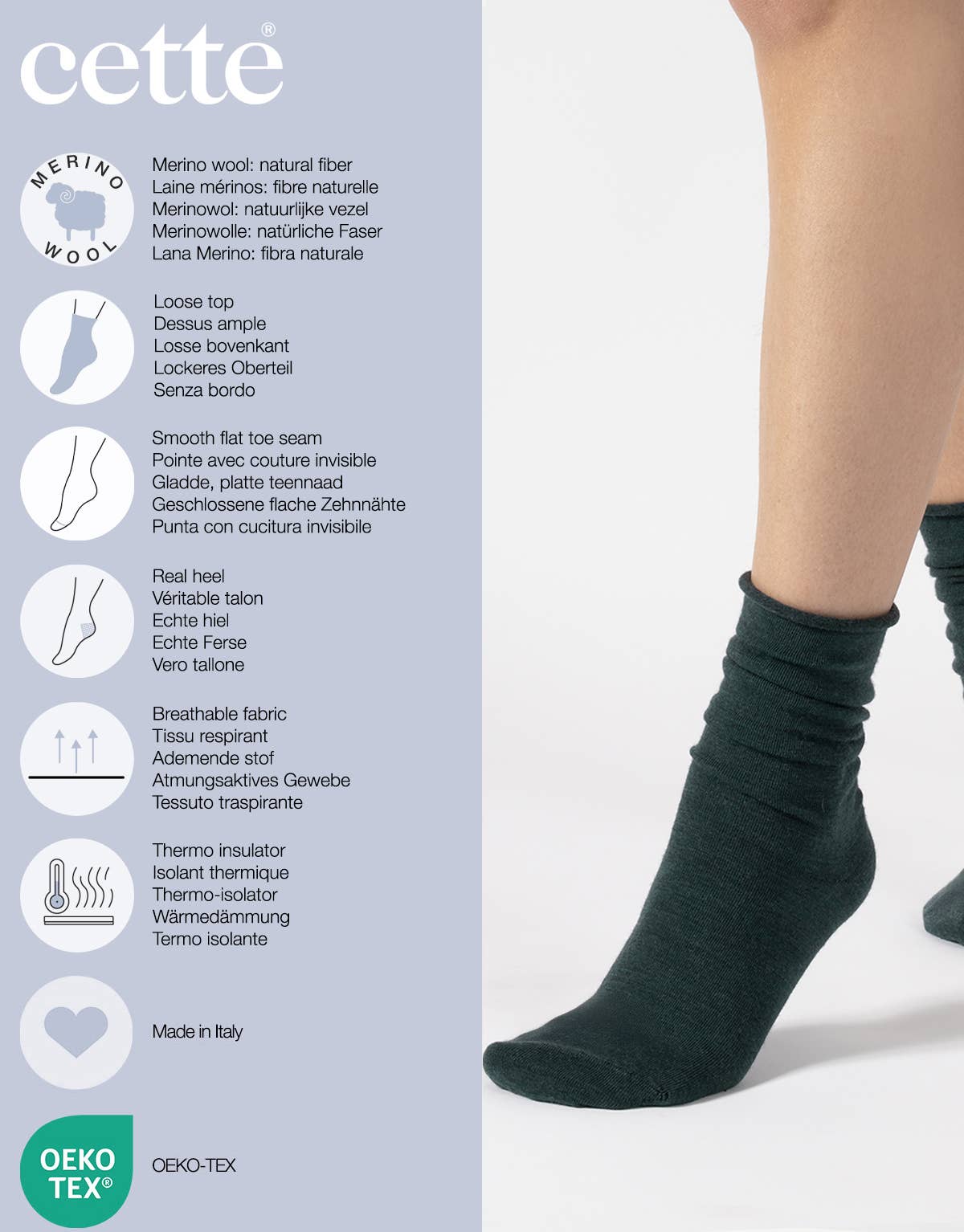 Cette - Wholesale Socks - Women's - Merino Wool Socks Women Socks Super Soft Cosy Socks  Gift29