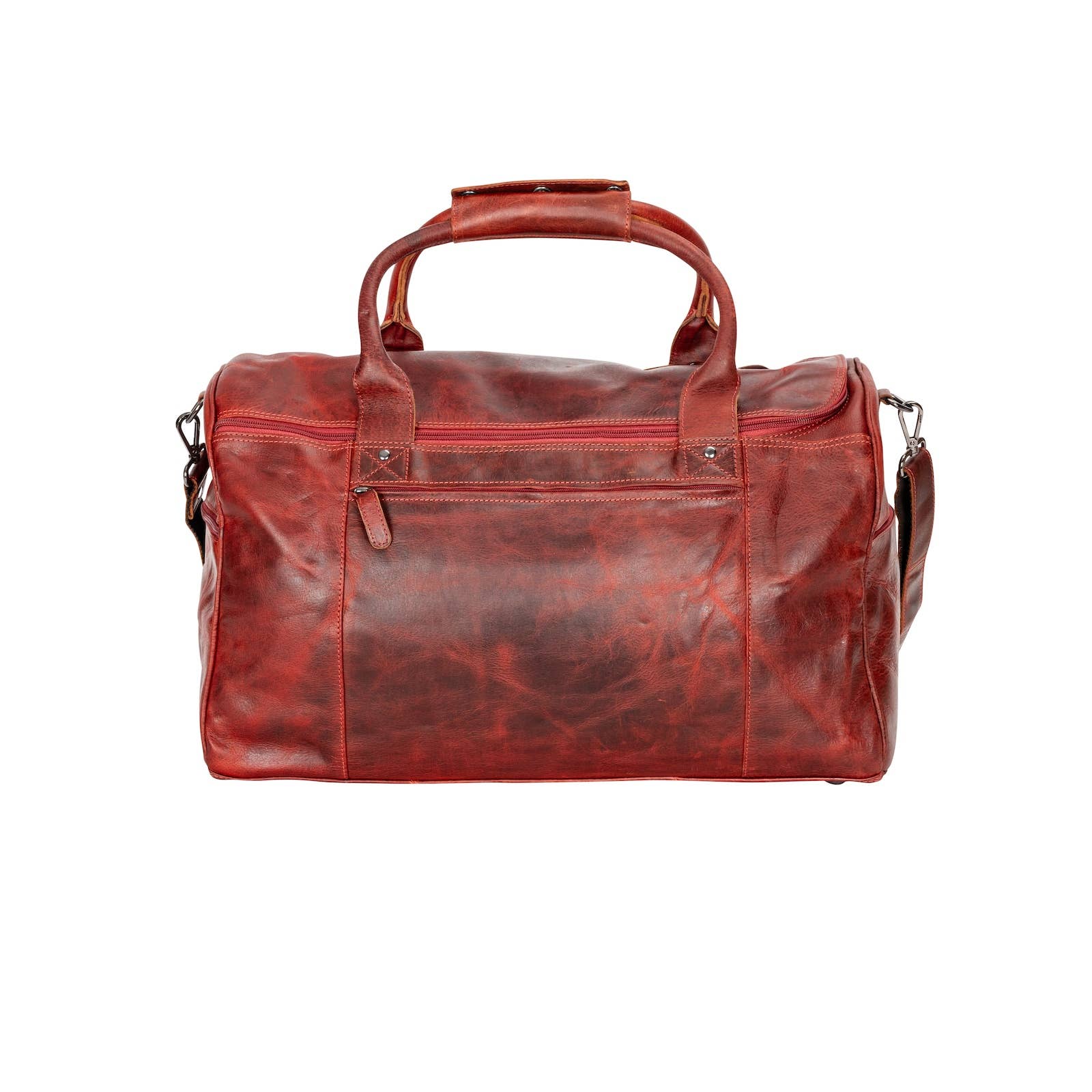 Greenwood Leather - Wholesale Weekender Bag - Men's - Large Leather Weekender Bag - Casual Vintage Look0