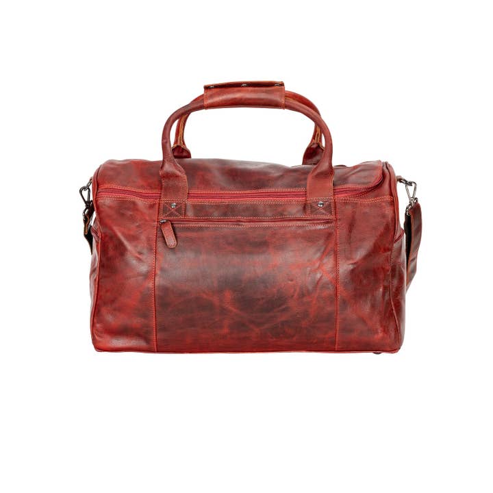 Greenwood Leather - Wholesale Weekender Bag - Men's - Large Leather Weekender Bag - Casual Vintage Look