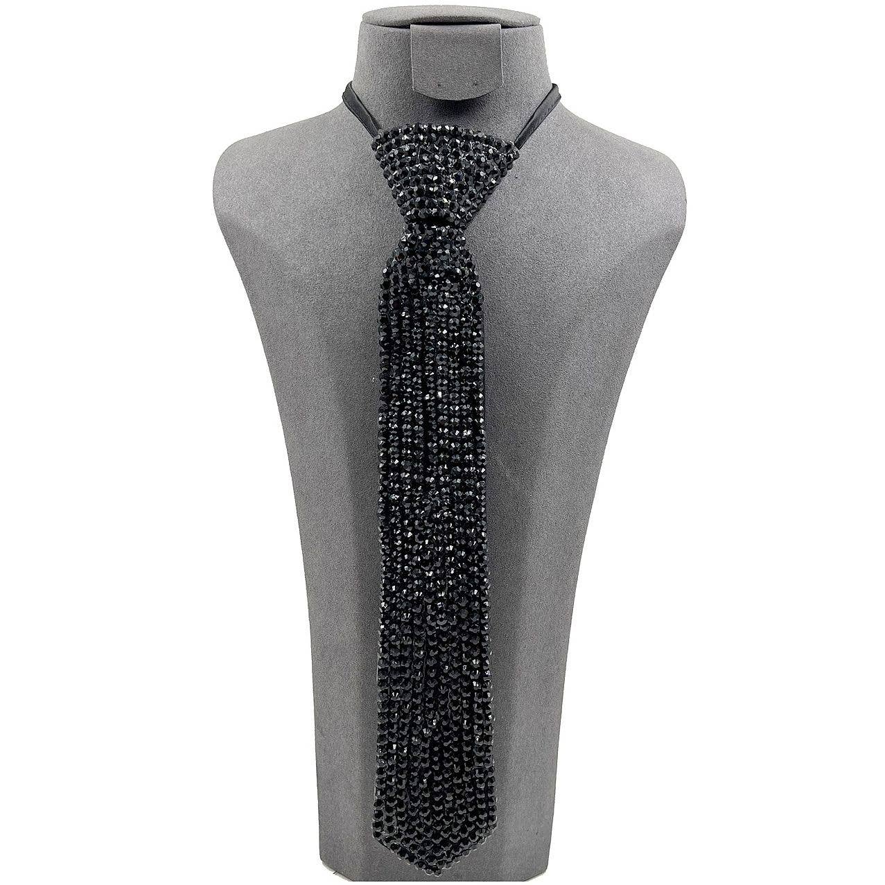 Diacly - Wholesale Necktie - Men's - Elegant Dazzling Rhinestone Adjustable Neck Tie1