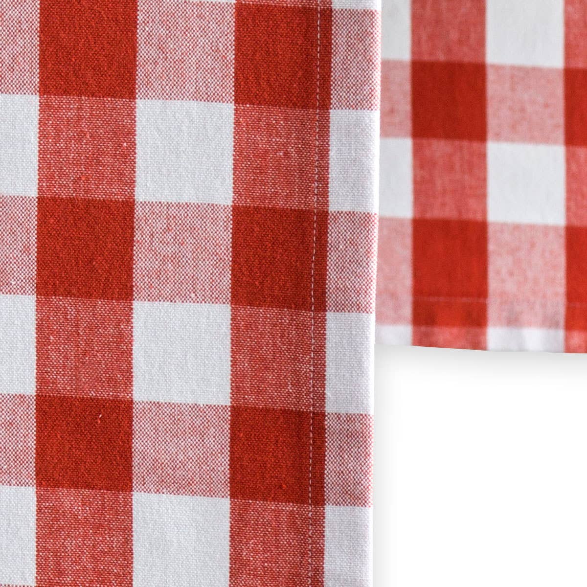 MDH - Yarn Dyed Checks - Wholesale Table Runner - Table Runner - Single Layer - Burnt Ochere Rosmalen4