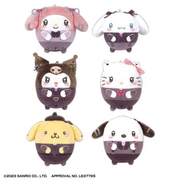Sanrio-figurer: Fuwa Kororin Mjukisdjur Hänge blindbox Vol 4 för wholesale av Springer Décor