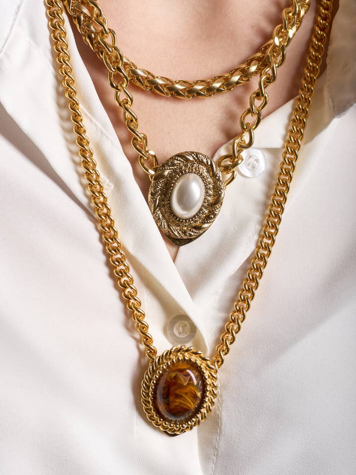 Romance 3 Necklace Set for wholesale by Caramel Vintage Jewellery