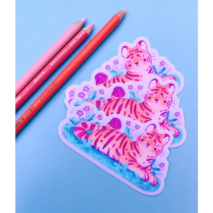 Rowan Kingsbury – wholesale Sticker – Tiger Vinyl Sticker2