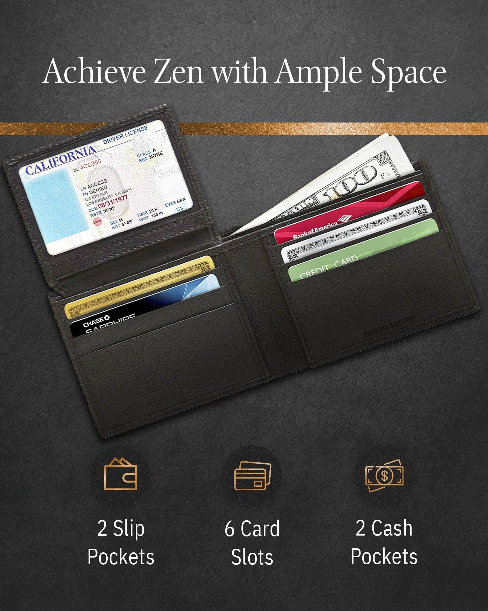 Access Denied Accessories – wholesale Plånbok – Herr – Tunna läderplånböcker för män med RFID-blockering20