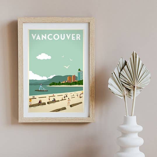 POSTER DE VANCOUVER (REEDIÇÃO DO WEST END) por atacado de TripPoster