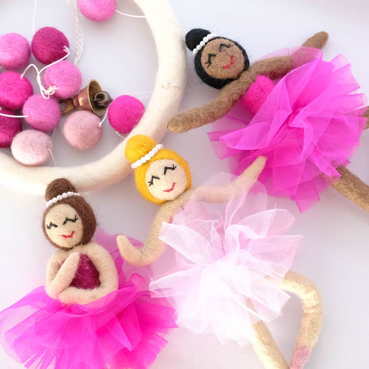 Global Groove Life - Vendita all'ingrosso Giostrina culla - Scuola Internazionale di Danza di Balletto Ballerina Felt Mobile