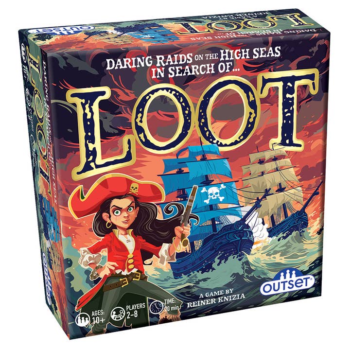 Outset Games and Cobble Hill Puzzles - Wholesale Board Game - Loot Card Game by Reiner Knizia
