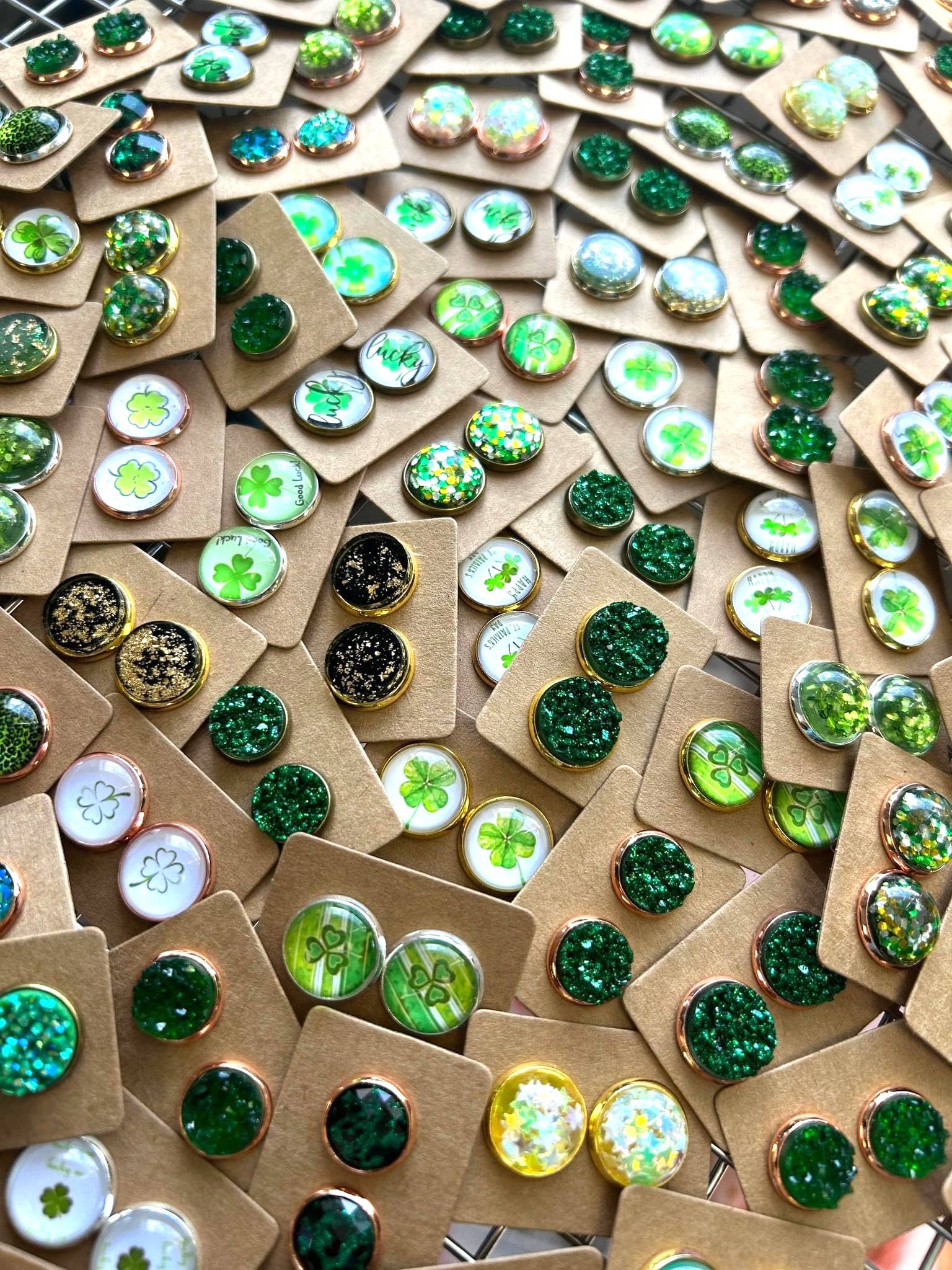 Kate Tuesday Jewelry - Wholesale Stud/Post Earrings - 🍀 St Patricks Day Grab Bag Earrings3