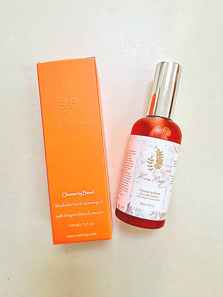 Cleanse by Blood, washable facial cleansing oil for wholesale by RawRoop