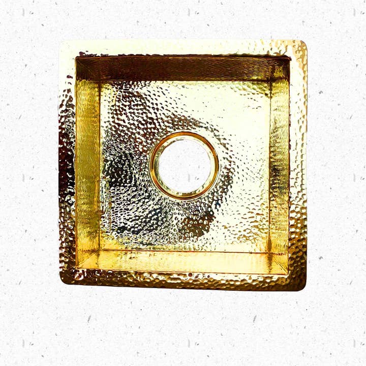 Palmeraies – wholesale Köksapparat – Guld Diskbänk - Olackerad Mässing Diskbänk