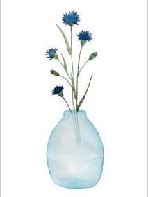 Postcard - Cornflower for wholesale by Wander by Elise