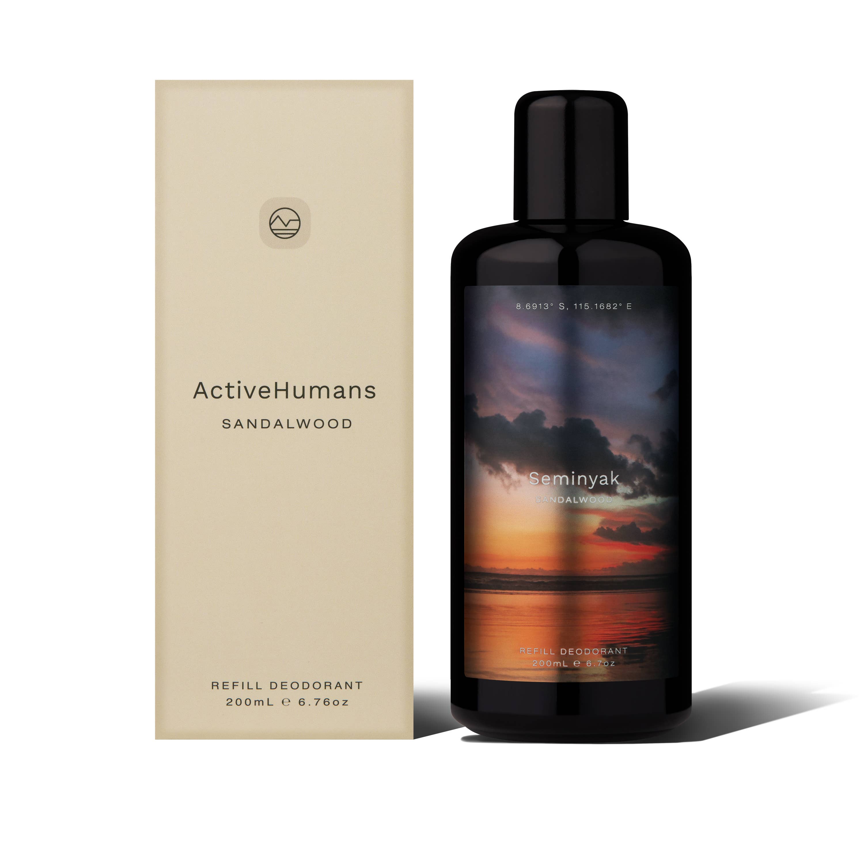 activehumans - Wholesale Deodorant - Unisex - Deodorant Spray SANDALWOOD2