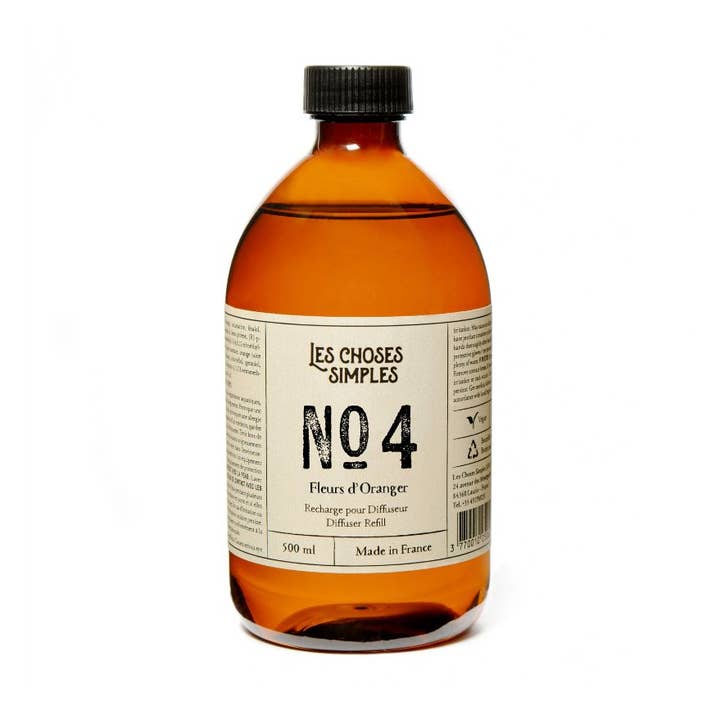 Ricarica per Diffusore N. 4 Fleurs d'oranger (Fiori d'arancio) per la vendita all'ingrosso da parte di Les Choses Simples