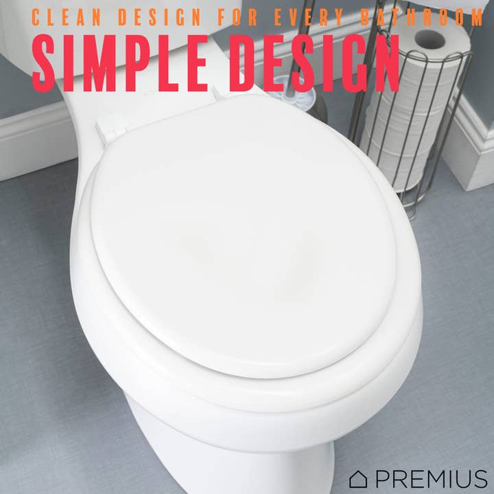 ShopBobbys - Wholesale Toilet Seat Cover - PREMIUS Wood Toilet Seat, Standard Round, 17 Inches3